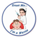 Trust Me - I'm a Nurse stickers