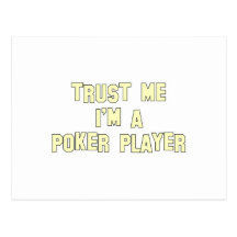 Trust Me I'm a Poker Player Post Card