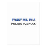 Trust Me I'm a Police Woman Postcards