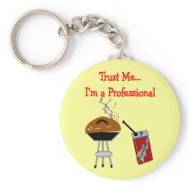 "Trust Me, I'm A Professional"---Grill Chef Keychain