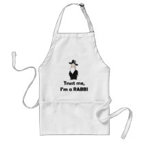 Trust me I'm a rabbi - Funny jewish humor Aprons