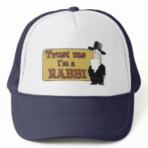 Trust Me - I'M A RABBI - Great Jewish humor Hats