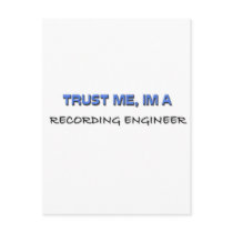 Trust Me I'm a Recording Engineer Post Card