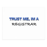 Trust Me I'm a Registrar Post Card