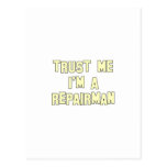 Trust Me I'm a Repairman Postcards