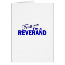Trust Me I'm a Reverend Card