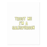 Trust Me I'm a Salesperson Postcards