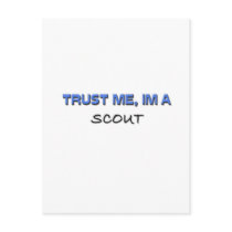Trust Me I'm a Scout postcards by professions Trust Me I'm a Scout postcards