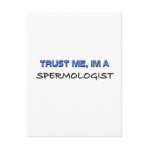 Trust Me I'm a Spermologist postcards