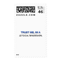 Trust Me I'm a Stock Breeder postage