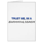 Trust Me I'm a Swimming Coach Card