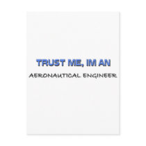 Trust Me I'm an Aeronautical Engineer postcards
