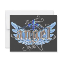 Trust me, I'm an angel! invitations
