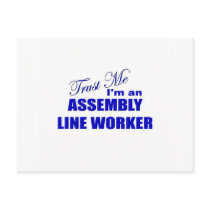 Trust Me I'm an Assembly Line Worker Post Cards