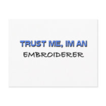 Trust Me I'm an Embroiderer postcards