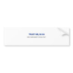 Trust Me I'm an Employee Benefit Consultant bumper stickers