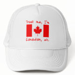 Trust Me I'm Canadian Products hats