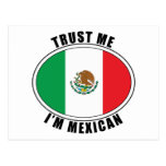 Trust Me I'm Mexican Postcard