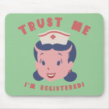 Trust Me - I'm Registered Mousepads