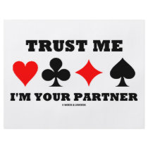 Trust Me I'm Your Partner (Bridge Saying) flyers