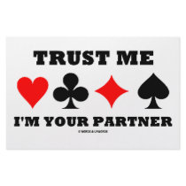 Trust Me I'm Your Partner (Bridge Saying) stationery