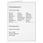 trust me its you greeting card