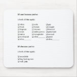 trust me its you mousepads