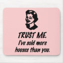 Trust Me. mousepads