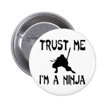 Trust Me Pinback Button