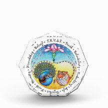 'Trust' peacock & tiger Award