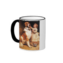 Trust (Saint Bernard) by Charles Burton Barber Mug