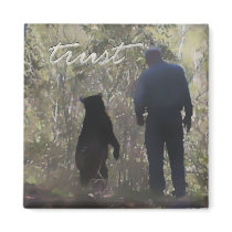Trust square - Denise Beverly Refrigerator Magnet