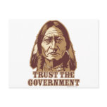 Trust The Government Postcard