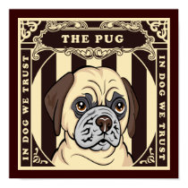 Trust The Pug Poster posters by artofpoliticsz Trust The Pug Poster posters