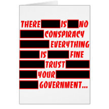 Trust Your Government Everything Is Fine Greeting Card