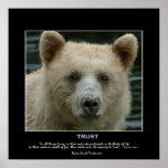"TRUSTING SPIRIT" Art Poster
