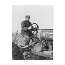 Trusty Old Tractor, 1930s Post Cards