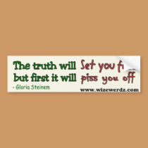 Truth bumper sticker bumper stickers