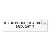 TRUTH BUMPER STICKERS