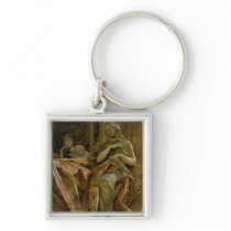 Truth from monument to Alexander VII in north Key Chain