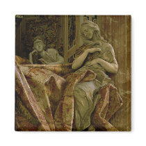 Truth from monument to Alexander VII in north Refrigerator Magnet