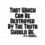Truth Hurts Postcard