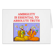 TRUTH proverb philosophy Greeting Cards
