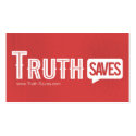 Truth Saves Cards business cards