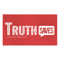 Truth Saves Cards business cards