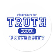 Truth University stickers