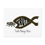 Truth Wins Again postcards
