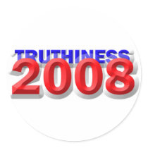 TRUTHINESS 2008 stickers by colbert2008 TRUTHINESS 2008 stickers