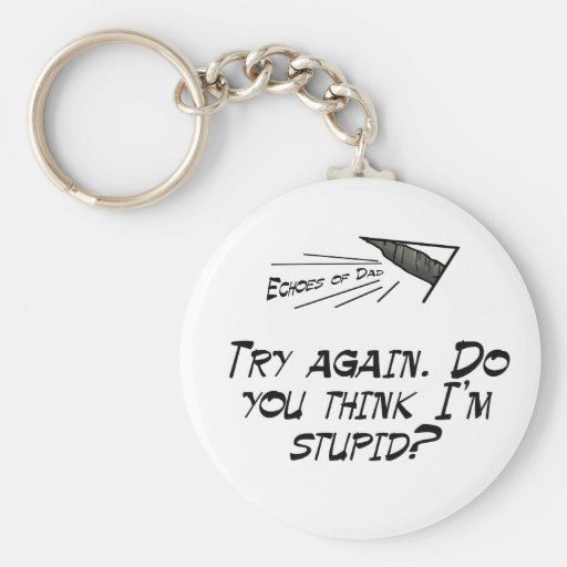 Try again! keychain