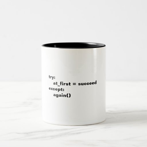 Try Again Mugs